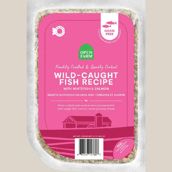 Open Farm Frozen Gently Cooked Wild Fish 16-oz
