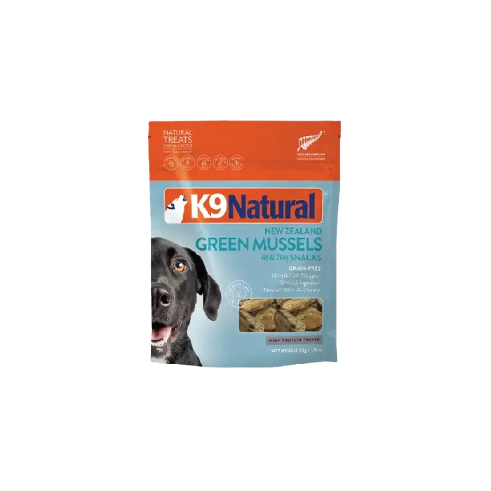 K9 Nats Dog Fd Treat Green Mussles 1.76-oz