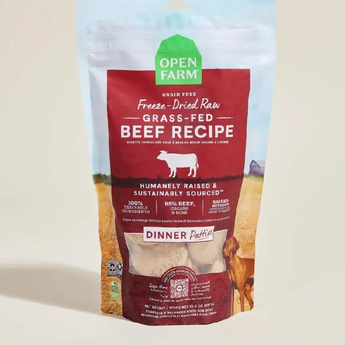 Open Farm FD Raw Patties Beef - 10.5oz