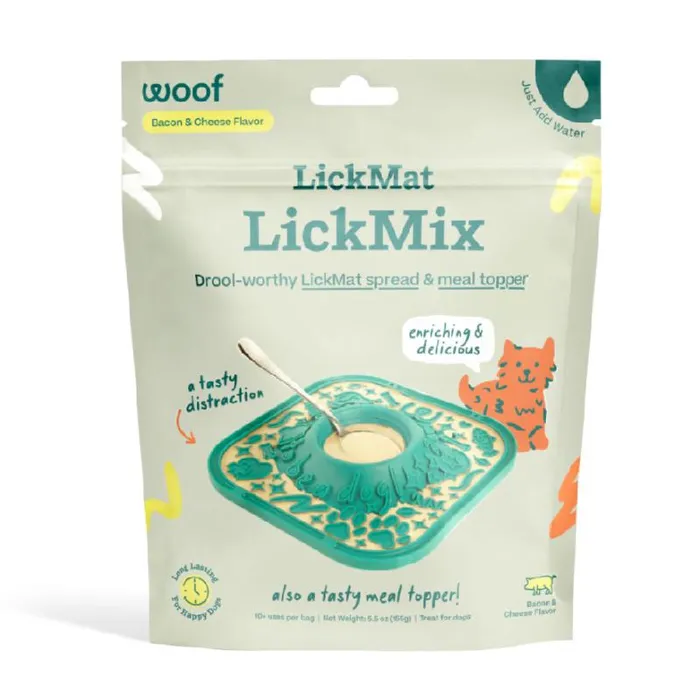 Woof Lick Mix Bacon Cheese Flavor 5.5-oz