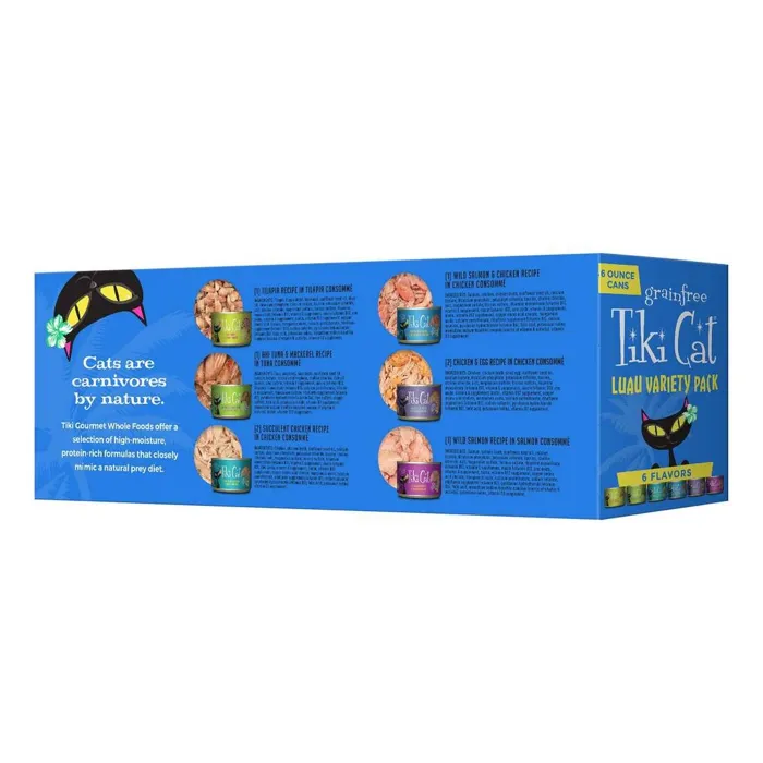 Tiki Cat Luau Variety Pack 6-oz/8-pk