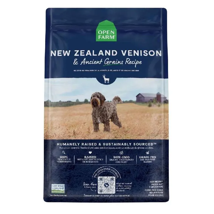 Open Farm Dog Dry New Zealand Venison Ancient Grain 22-lb