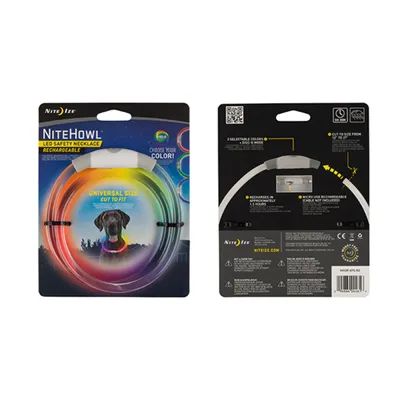 Nitehowl Led Rechargeable Safety Necklace - Disco