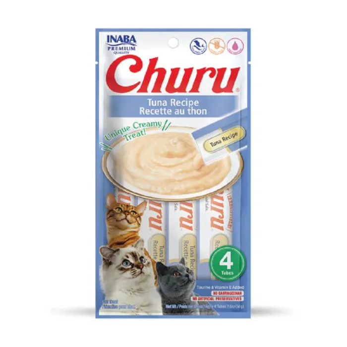 Inaba Ciao Cat Churu Purees Tuna 2-oz