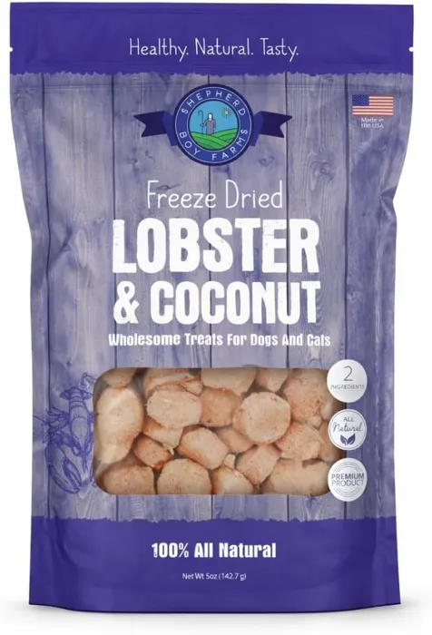 Shepherd Boy Farms Lobster & Coconut Treats 5-oz