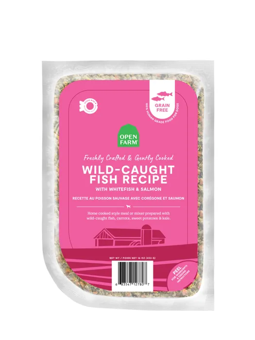 Open Farm Frozen Gently Cooked Wild Fish 16-oz
