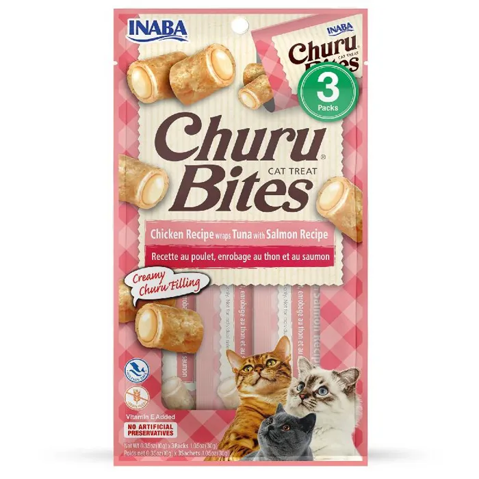 Inaba Churu Bites Chicken Wraps Chicken 3-pk
