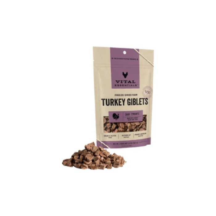 Freeze-dried Raw Turkey Giblets Dog Treats