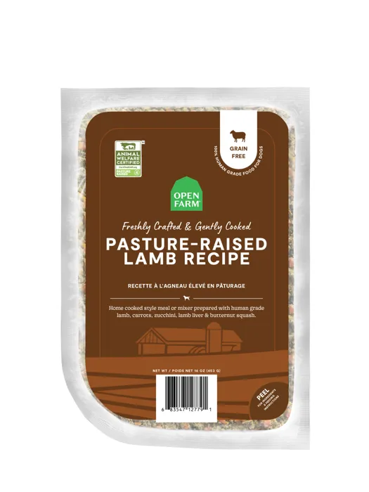 Open Farm Frzn Gently Cooked Lamb 16-oz