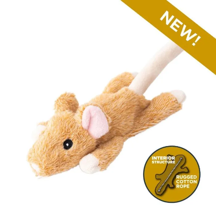 Tall Tails Dog Toy Stuffless Mouse 8"