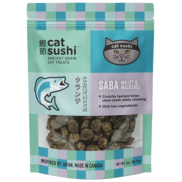 Presidio Cat Treat Sushi Crunch Saba Millet Mackerel