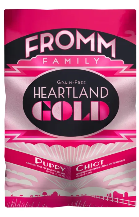 Fromm Heartland Gold Puppy 12-lb bag angled front